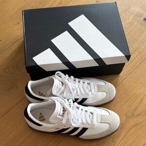 Adidas Samba White and Black Classic Sneakers
